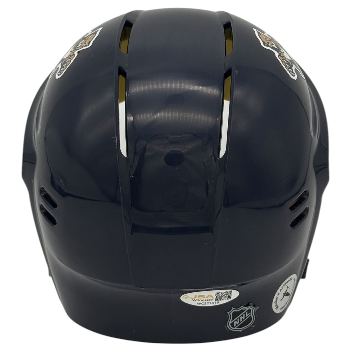 Brad Marchand Autographed Florida Panthers Navy Blue Mini Hockey Helmet - JSA
