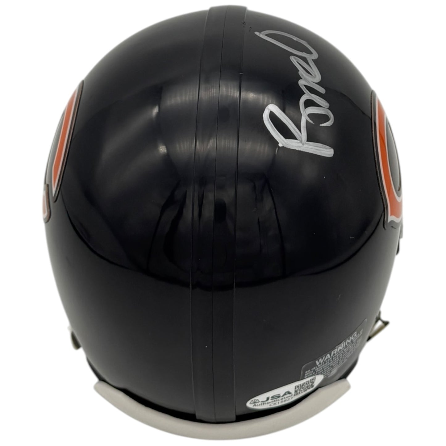 Rome Odunze Autographed Chicago Bears Mini Helmet - JSA