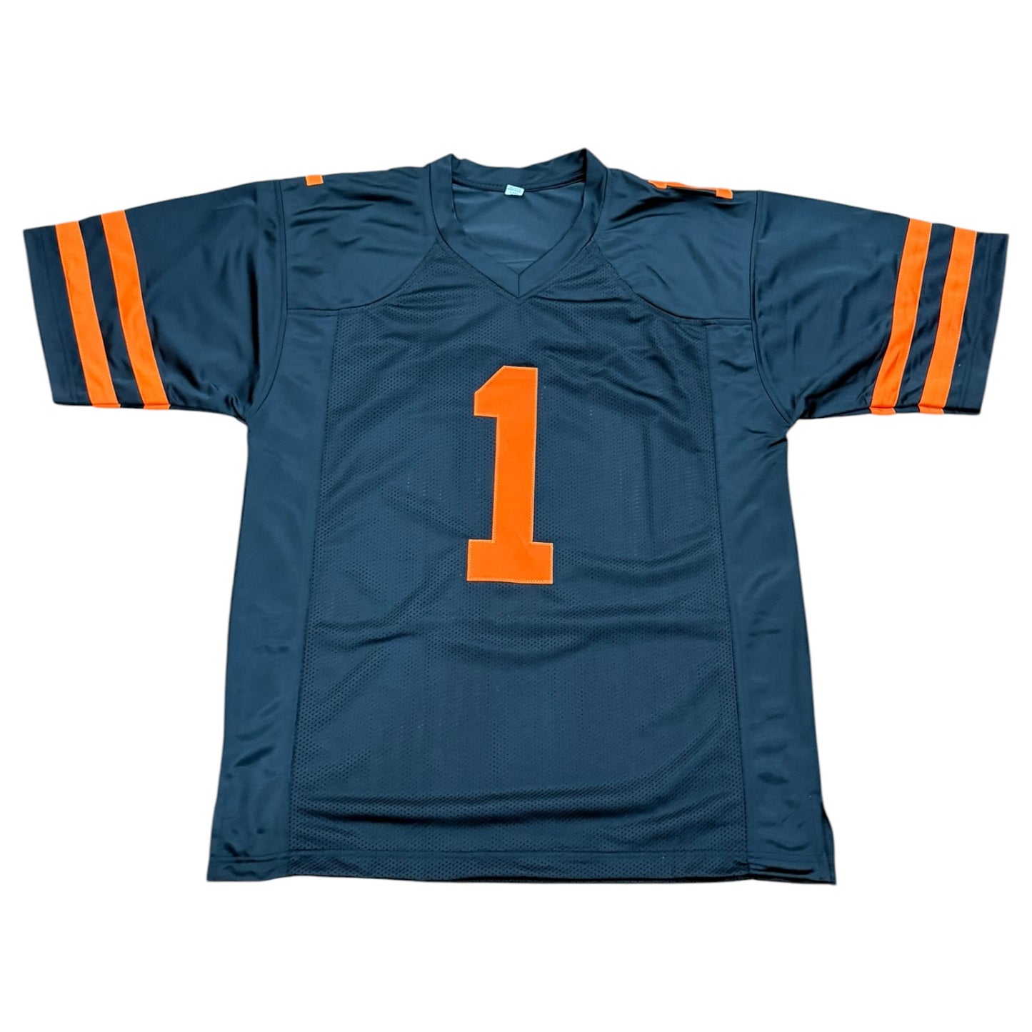 Malachi Toney Autographed Miami (Black #1) Custom Stitched Jersey - JSA