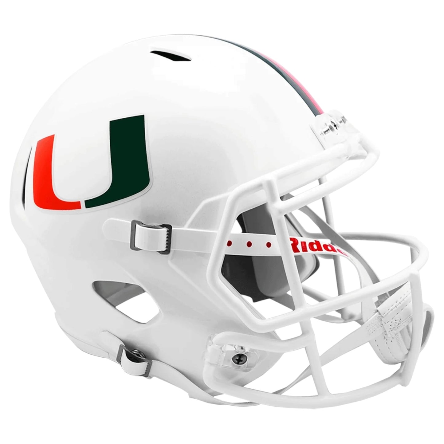 PRE-ORDER - 2001 Miami Hurricanes Team Autographed (Speed) Deluxe Full-Size Replica Helmet - JSA
