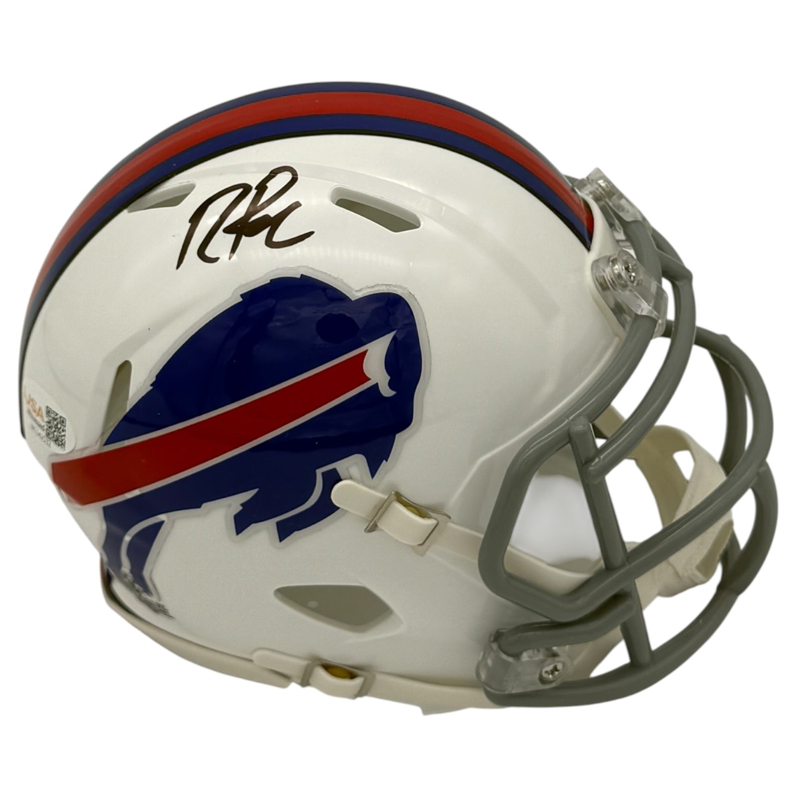 Roscoe Parrish Autographed Buffalo Bills (Speed) Mini Helmet