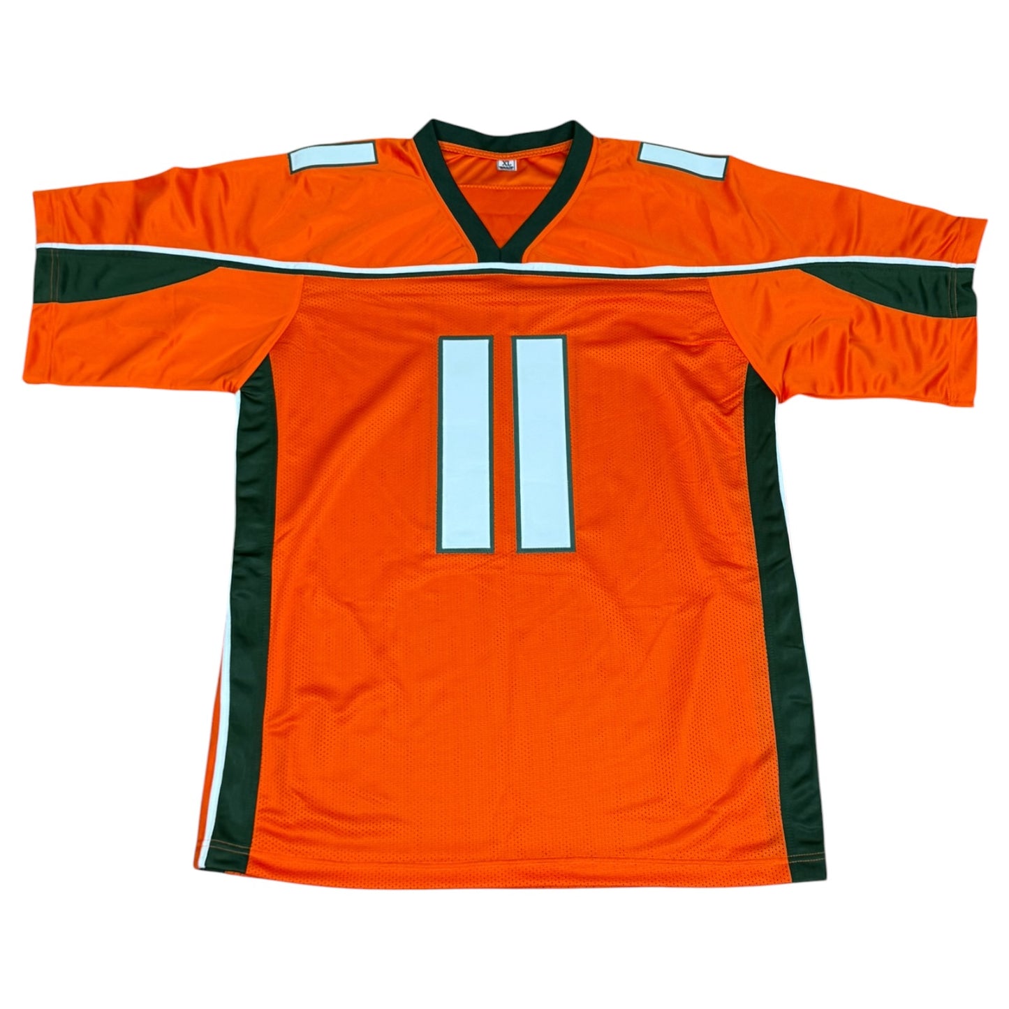 Ken Dorsey Autographed Miami (Orange #11) Custom Stitched Jersey - JSA