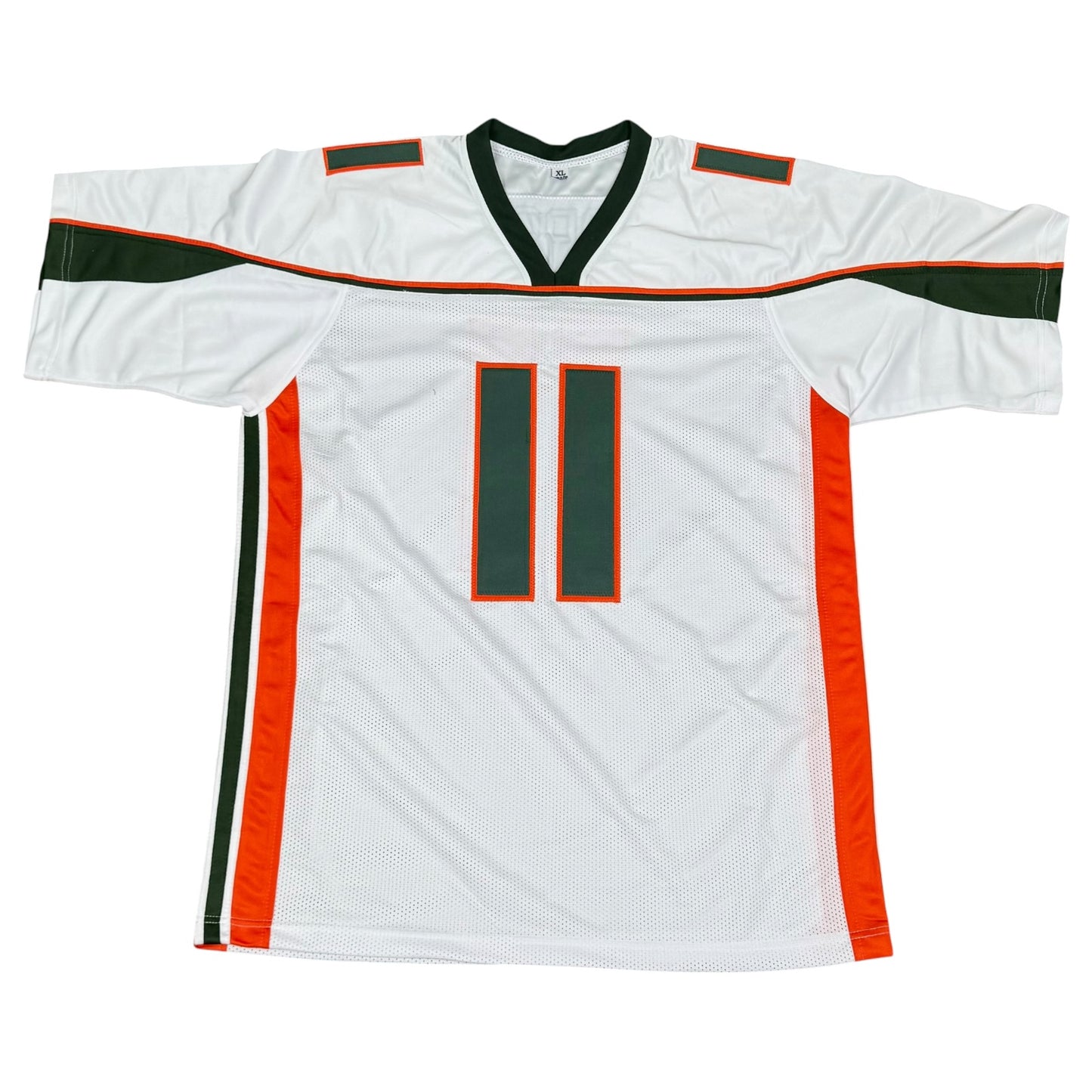 Ken Dorsey Autographed Miami (White #11) Custom Stitched Jersey - JSA