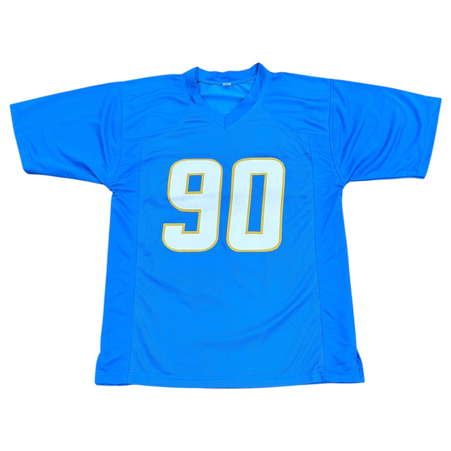 Akheem Mesidor Autographed Los Angeles (Powder Blue #90) Custom Stitched Jersey - JSA