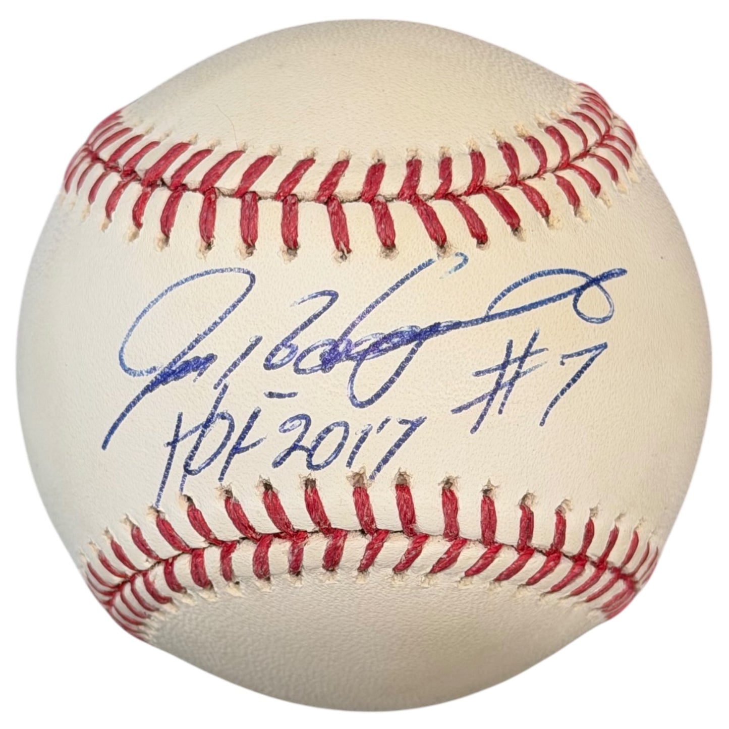 Ivan Rodriguez Autographed Official Major League Baseball w/ HOF 2017 - JSA