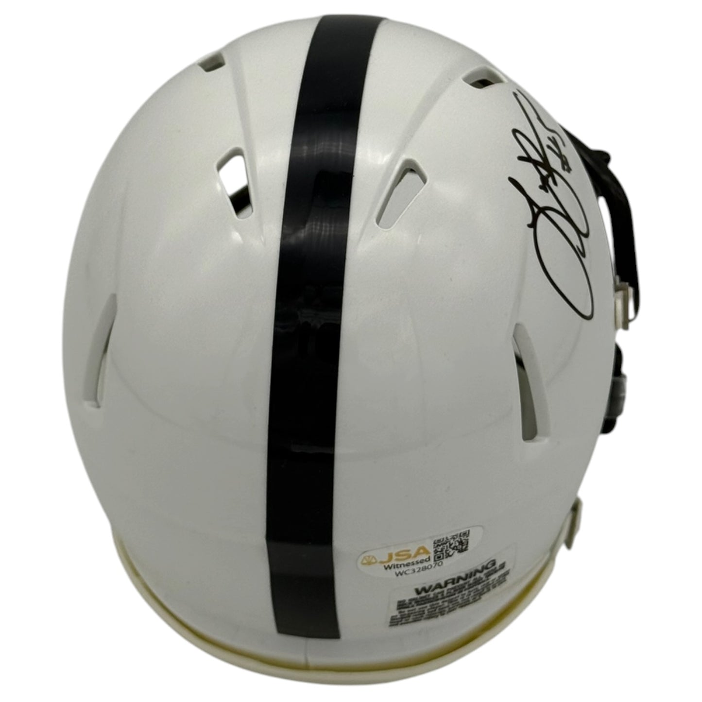 Larry Johnson Autographed Penn State Nittany Lions Mini Helmet - JSA