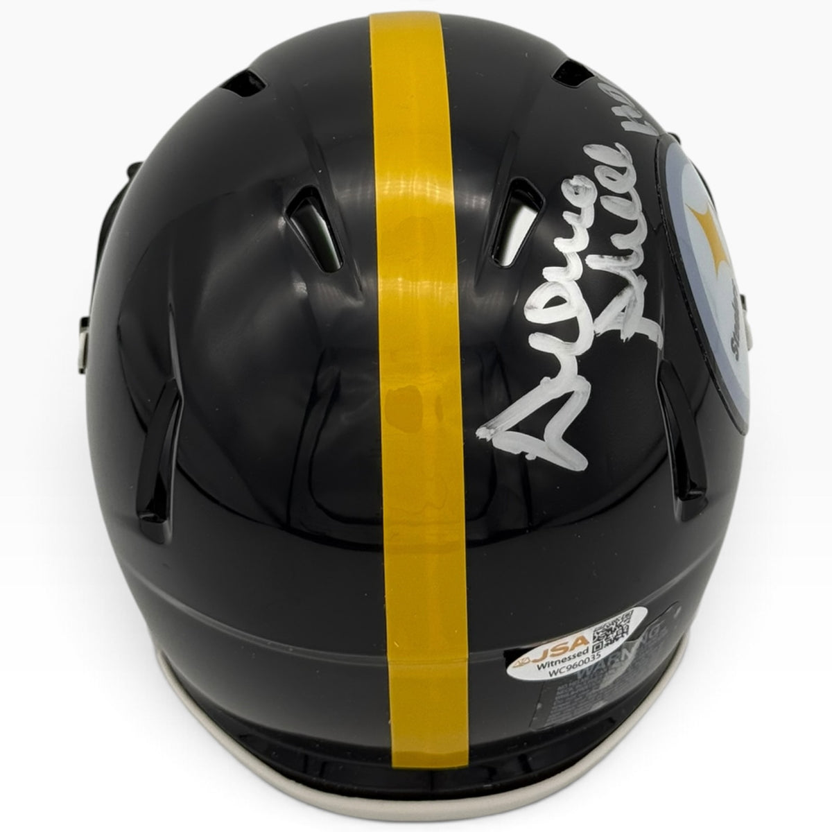 Donnie Shell Autographed Pittsburgh Steelers (Speed) Mini Helmet w/ HOF 20 - JSA