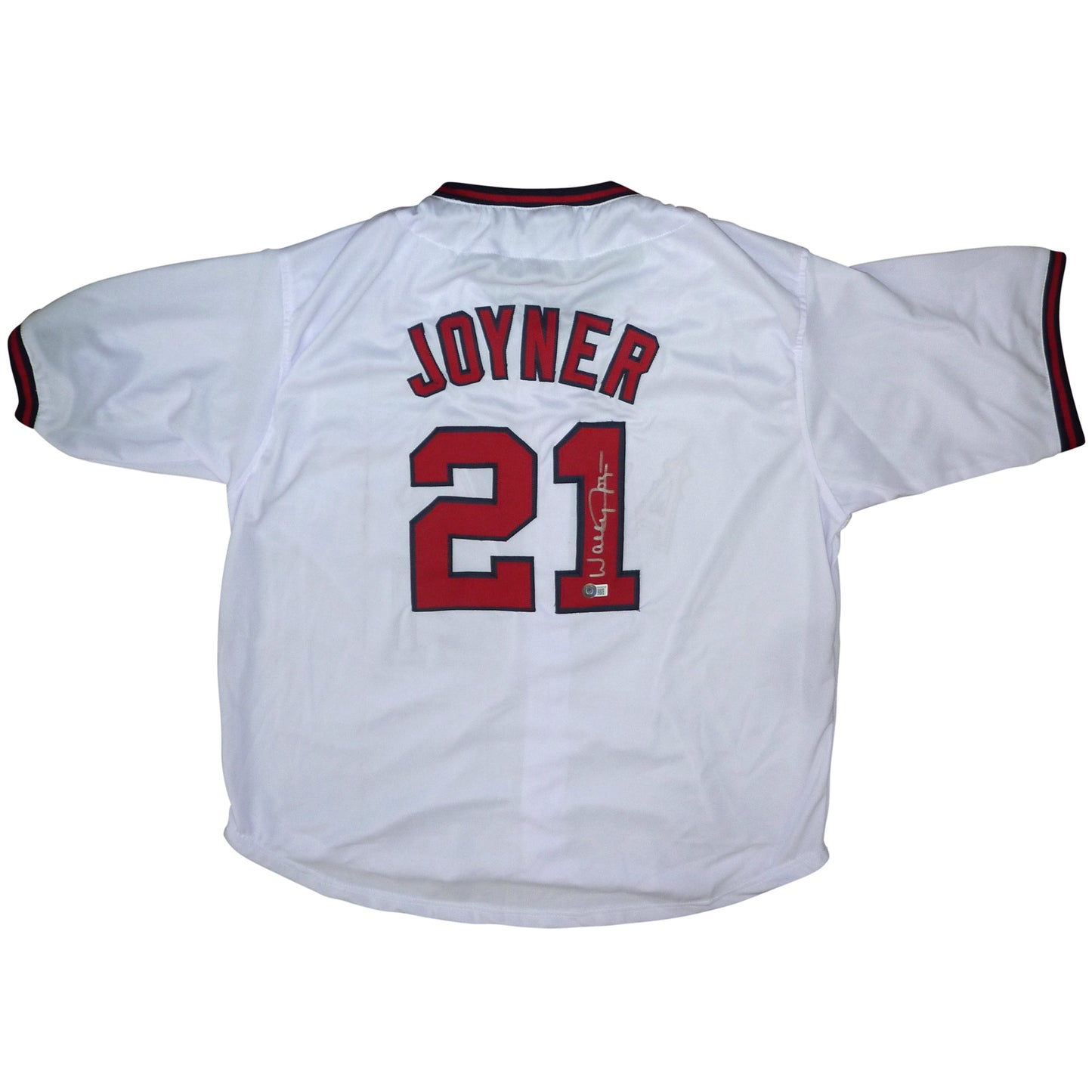 Wally Joyner Autographed California Angels (White #21) Custom Jersey - JSA