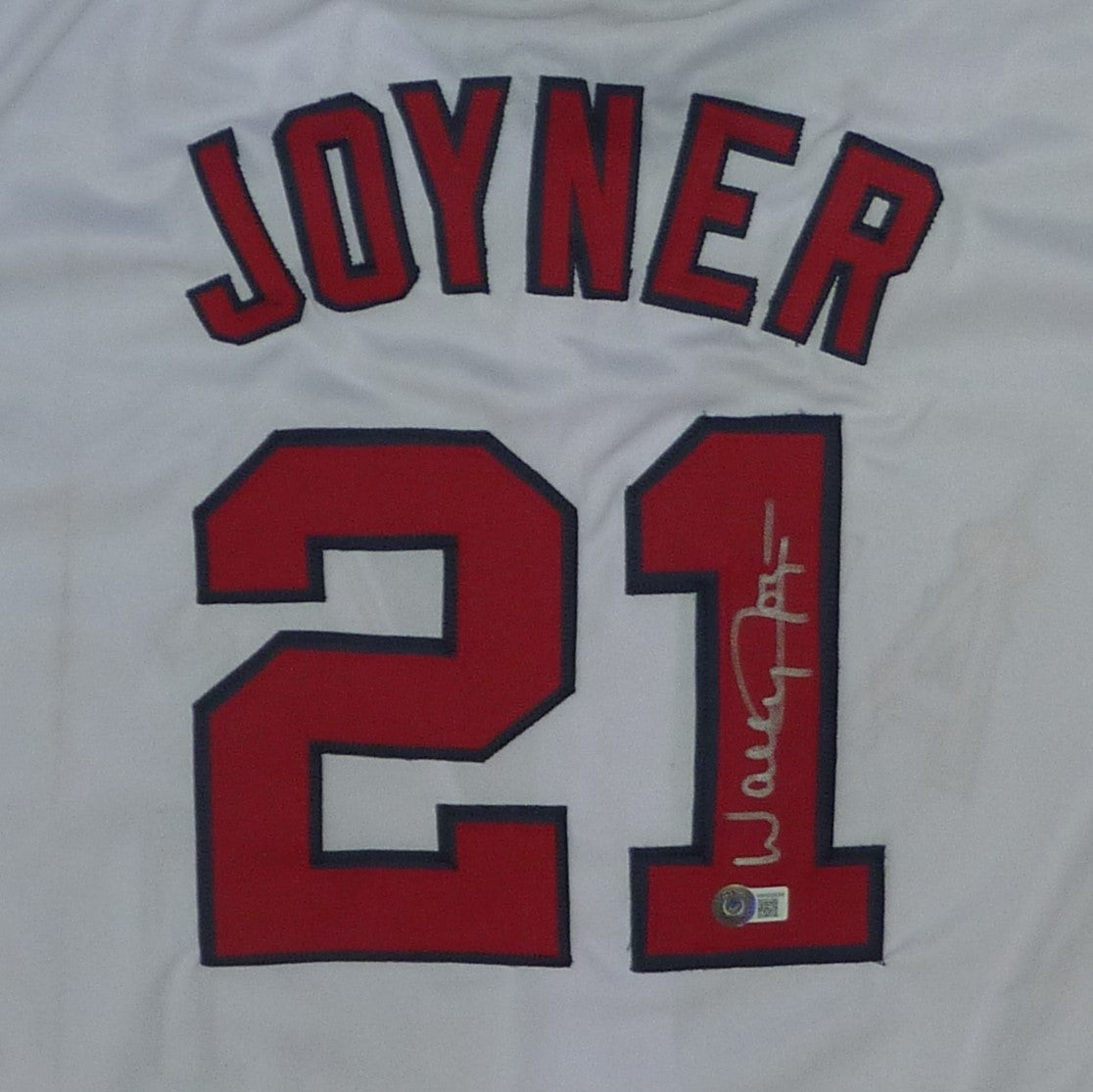 Wally Joyner Autographed California Angels (White #21) Custom Jersey - JSA