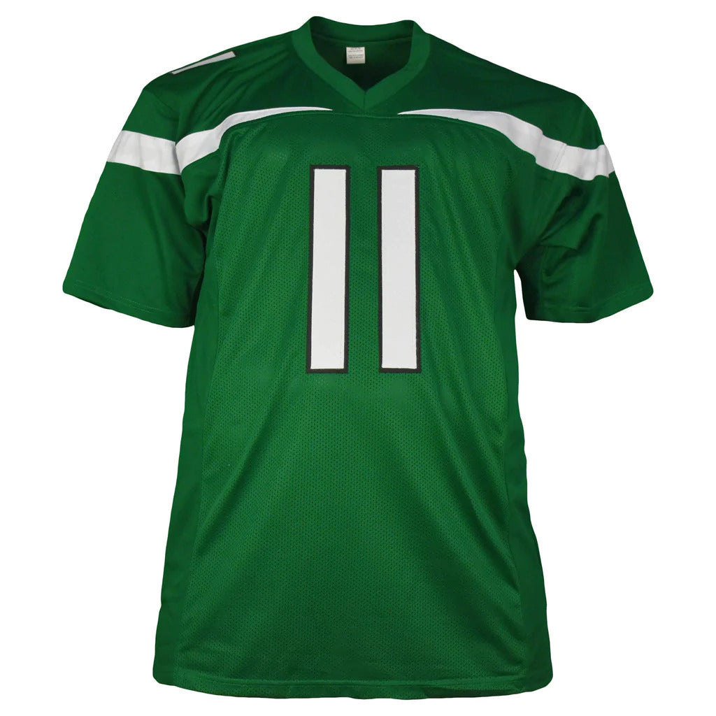 Denzel Mims Autographed New York Jets (Green #11) Jersey - JSA