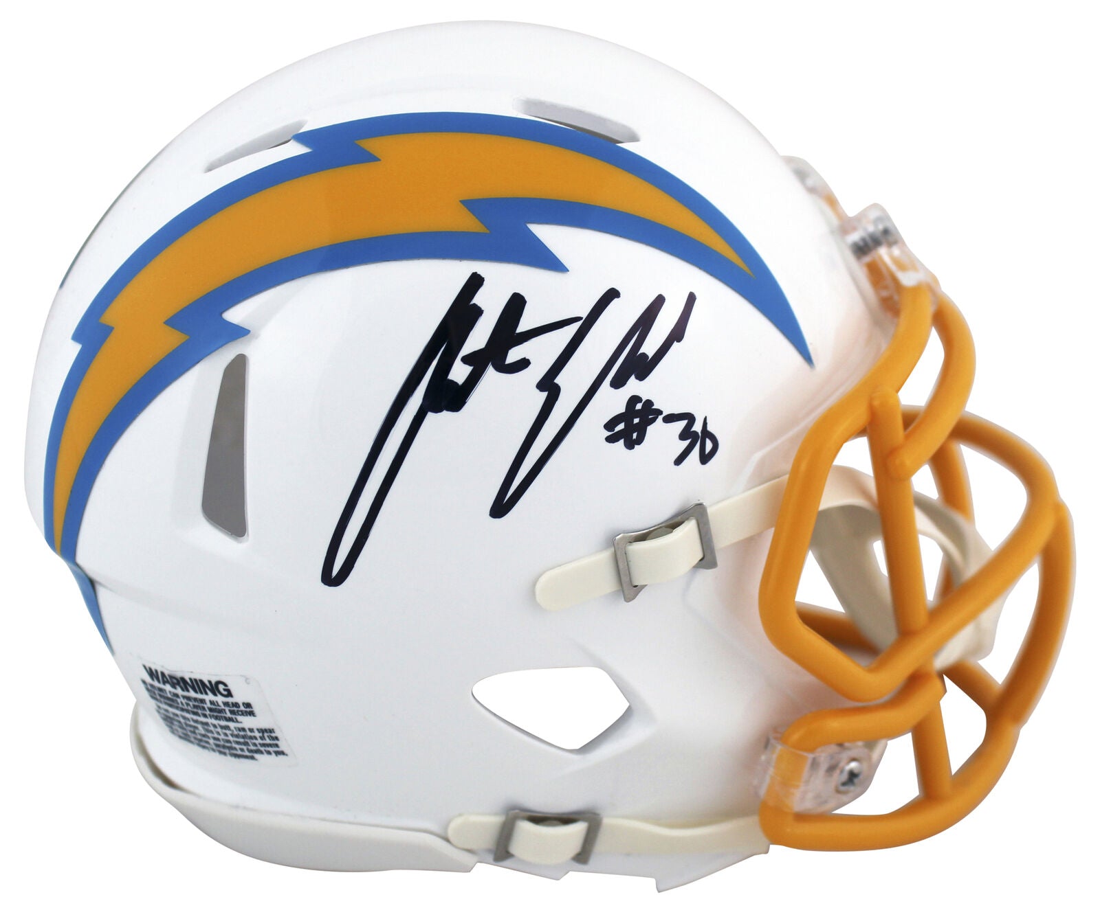 chargers mini football helmet Austin Ekeler Autographed Los Angeles Chargers Mini Helmet – Palm Beach  Autographs LLC