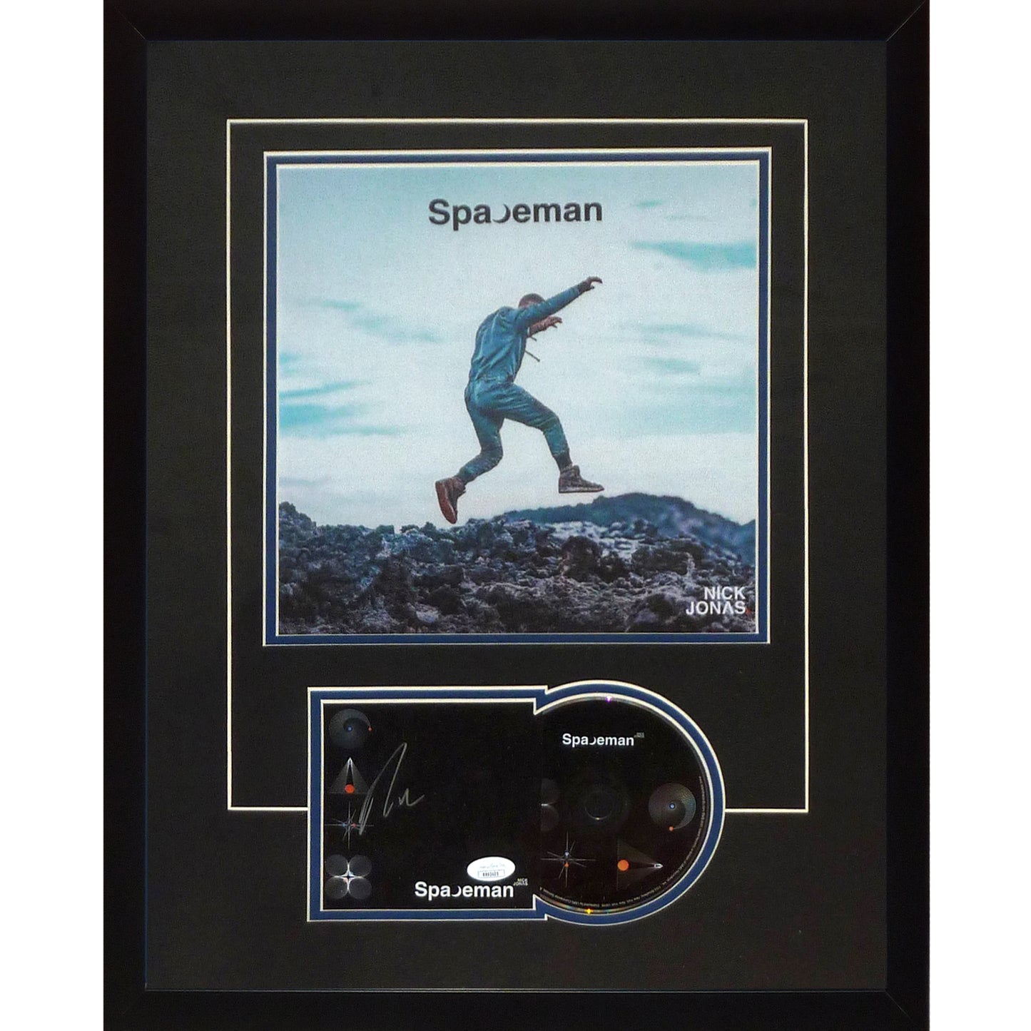 Nick Jonas Autographed "Spaceman" Deluxe Framed CD