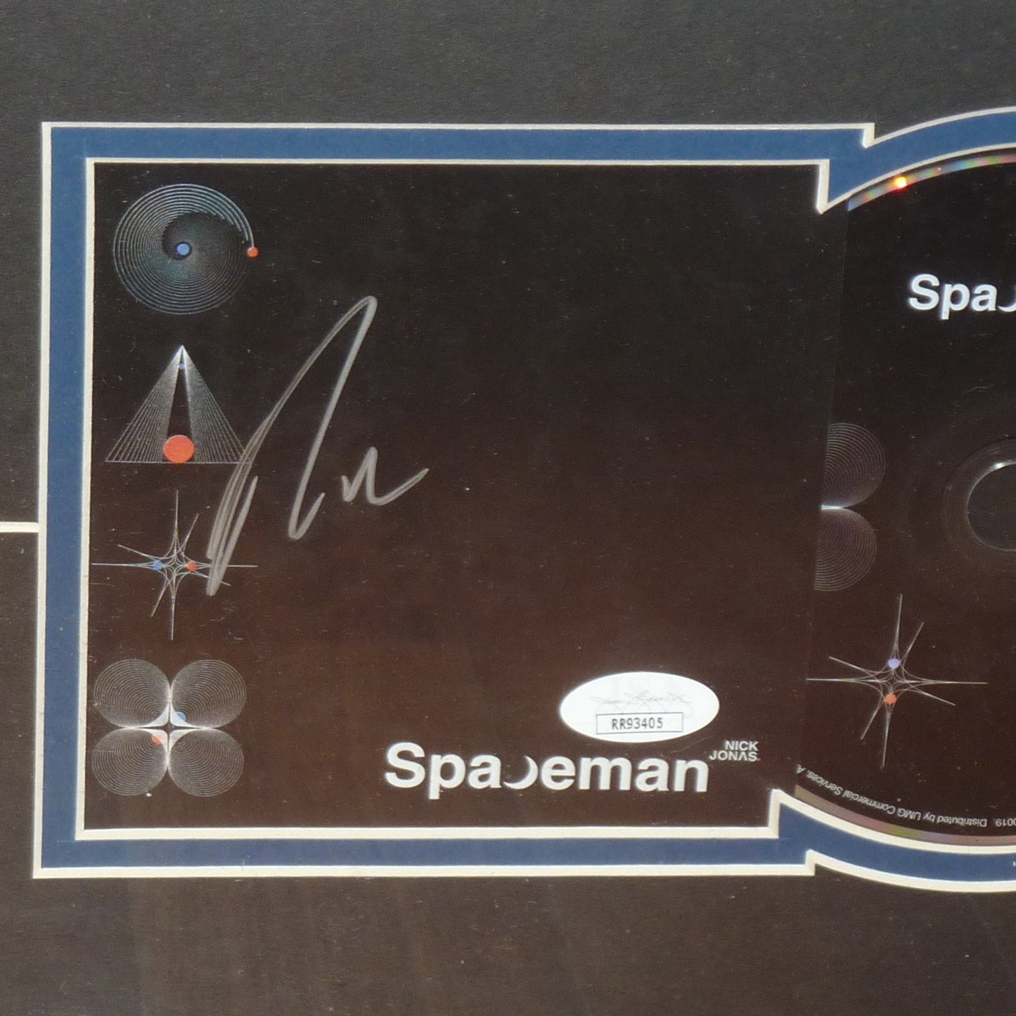 Nick Jonas Autographed "Spaceman" Deluxe Framed CD