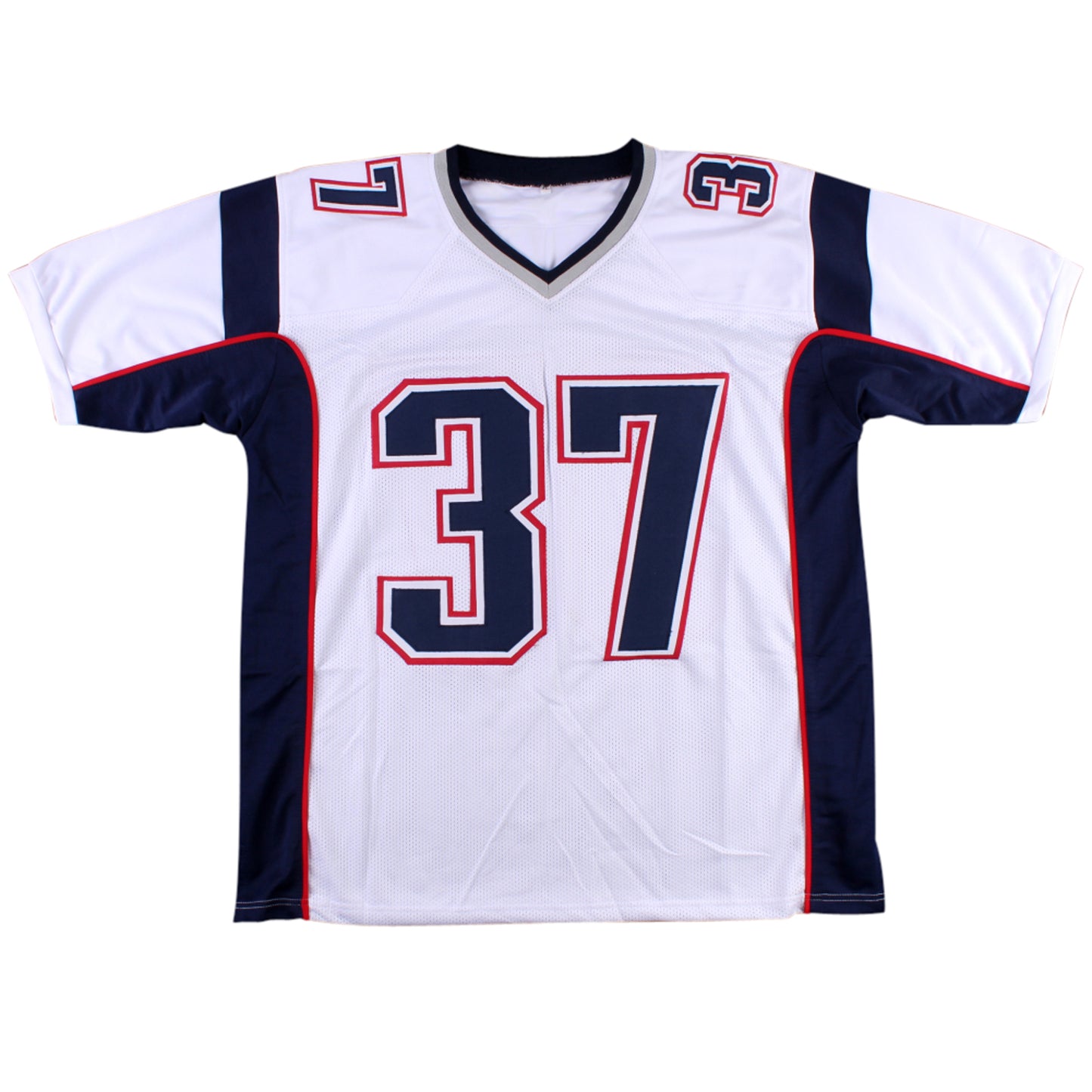Rodney Harrison Autographed New England Patriots (White #37) Custom Jersey - JSA
