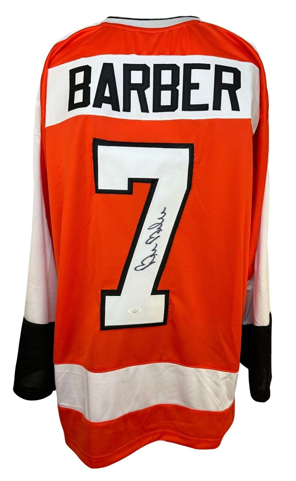 Bill Barber Autographed Philadelphia (Orange #7) Custom Jersey