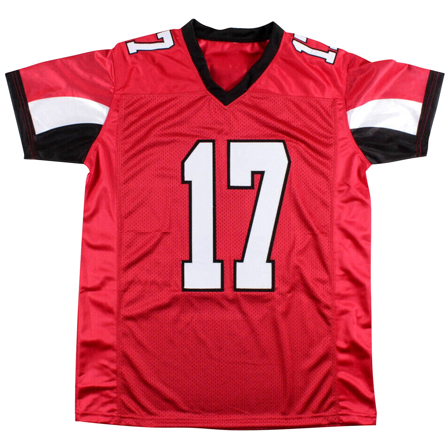 Devin Hester Autographed Atlanta (Red #17) Custom Jersey - JSA
