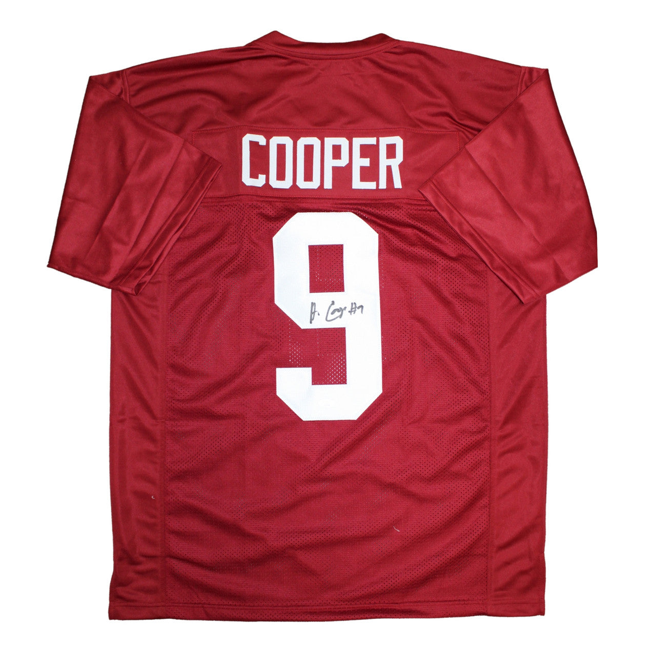 Amari Cooper Autographed Alabama (Crimson #9) Custom Jersey - JSA