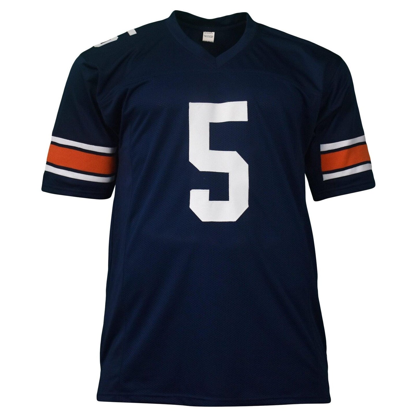 Derrick Brown Autographed Auburn (Navy Blue #5) Custom Jersey - JSA