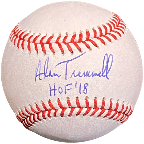 Alan Trammell Autographed MLB Baseball