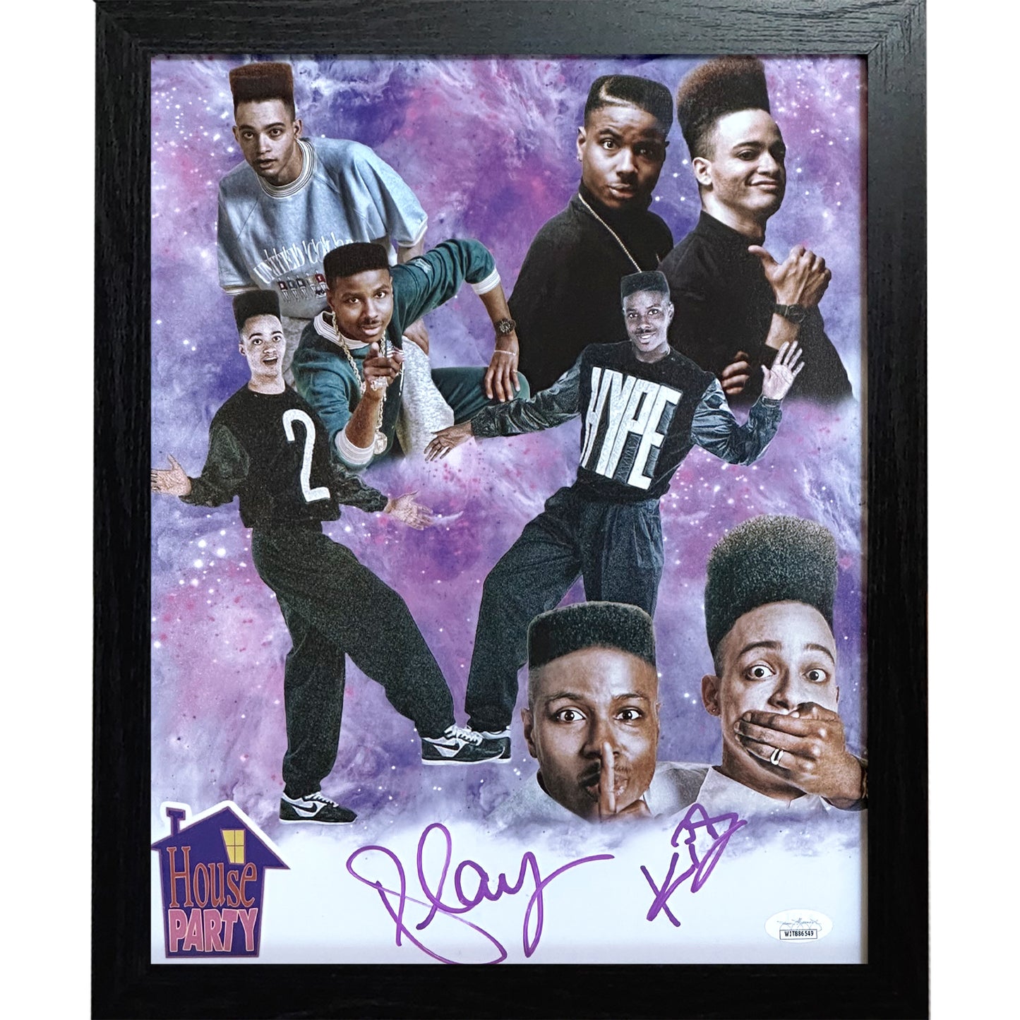 Kid 'N Play Autographed Collage Framed 11x14 Photo - JSA