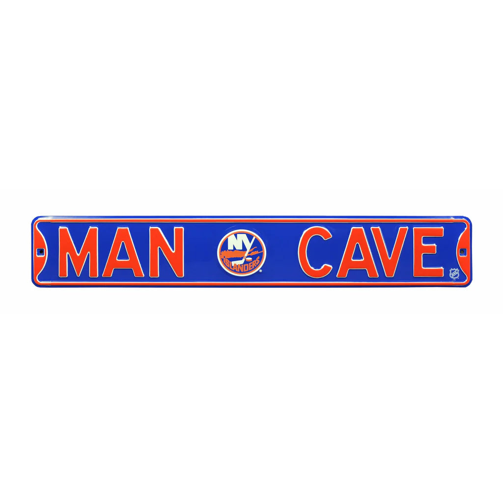 New York Islanders "MAN CAVE" Authentic Street Sign