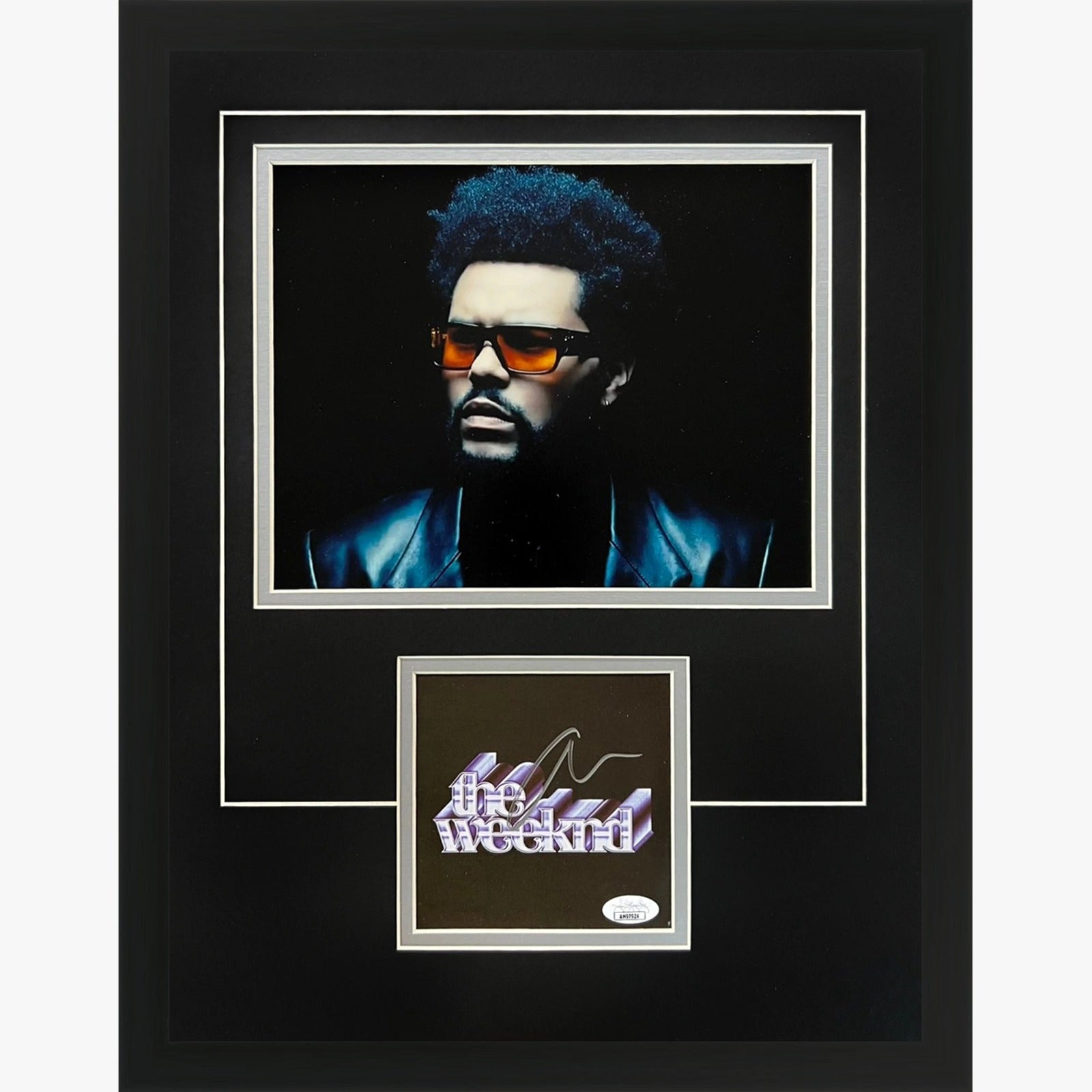 The Weeknd Autographed Dawn FM Deluxe Framed CD and Cover - JSA