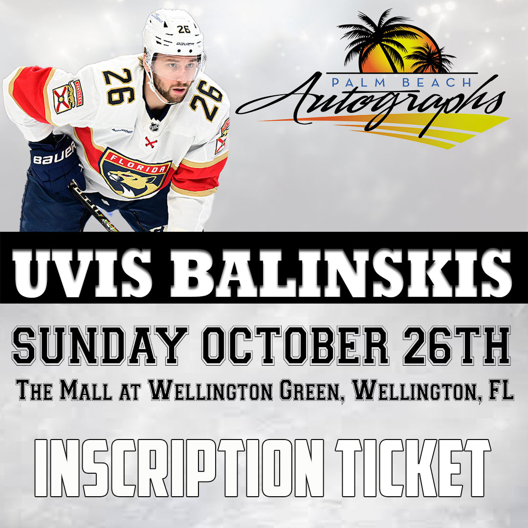 UVIS BALINSKIS AUTOGRAPH EVENT - Wellington (The Mall at Wellington Green) In-Store Public Signing - October 26th, 2025