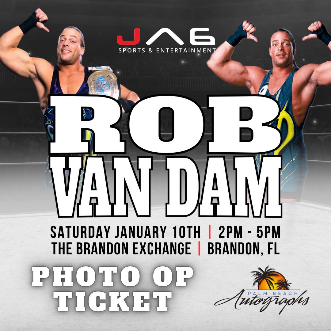 ROB VAN DAM AUTOGRAPH EVENT - Tampa (Brandon Exchange) In-Store Public Signing - January 10th, 2026