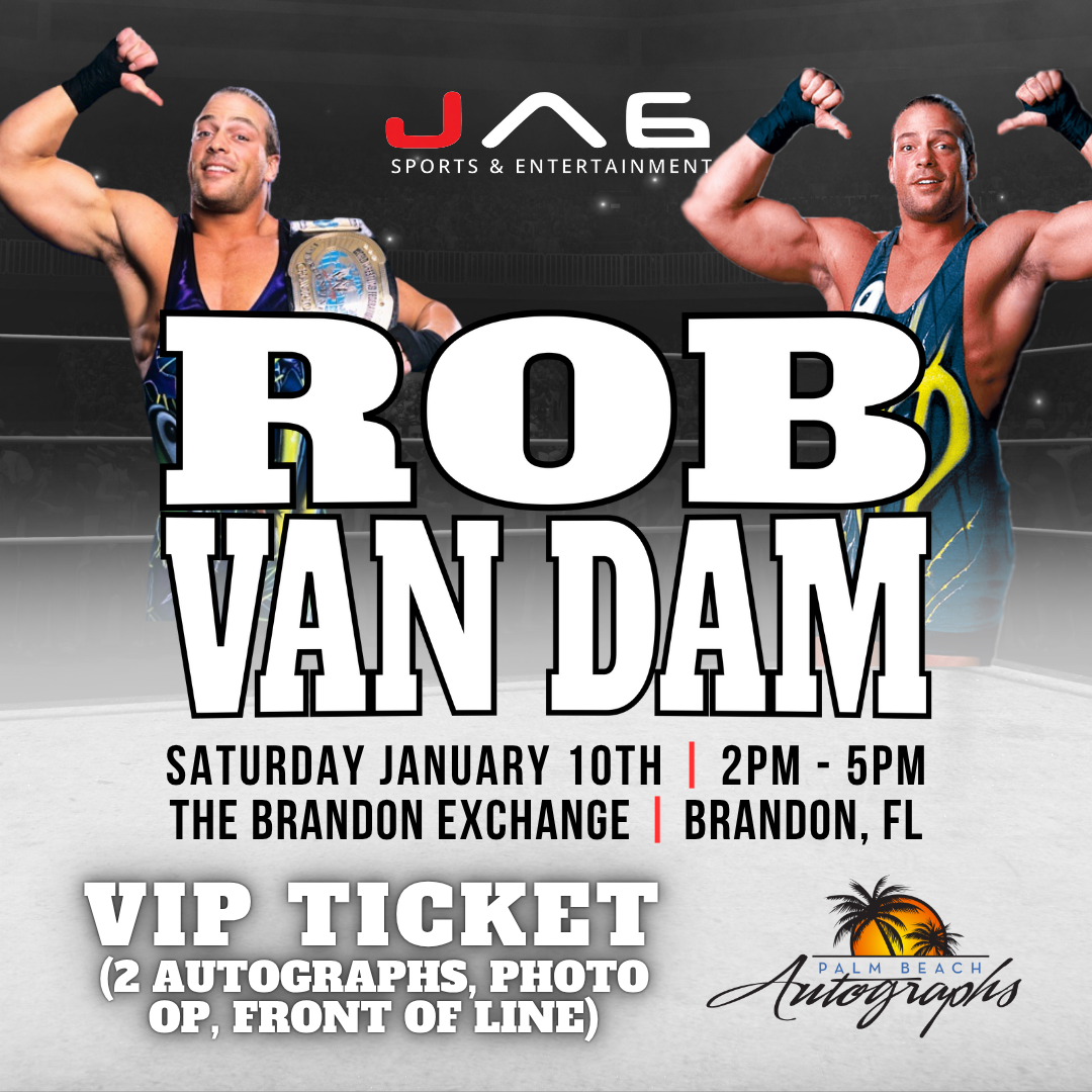 ROB VAN DAM AUTOGRAPH EVENT - Tampa (Brandon Exchange) In-Store Public Signing - January 10th, 2026