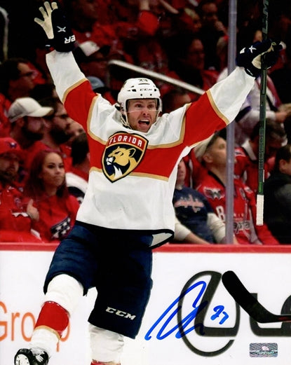 Carter Verhaeghe Autographed Florida Panthers (Overtime Game Winning Goal) 8x10 Photo