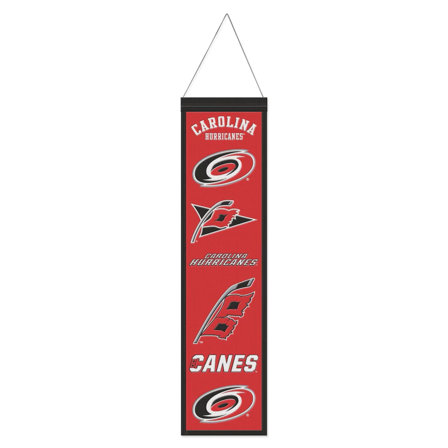Carolina Hurricanes Logo Evolution Heritage Banner