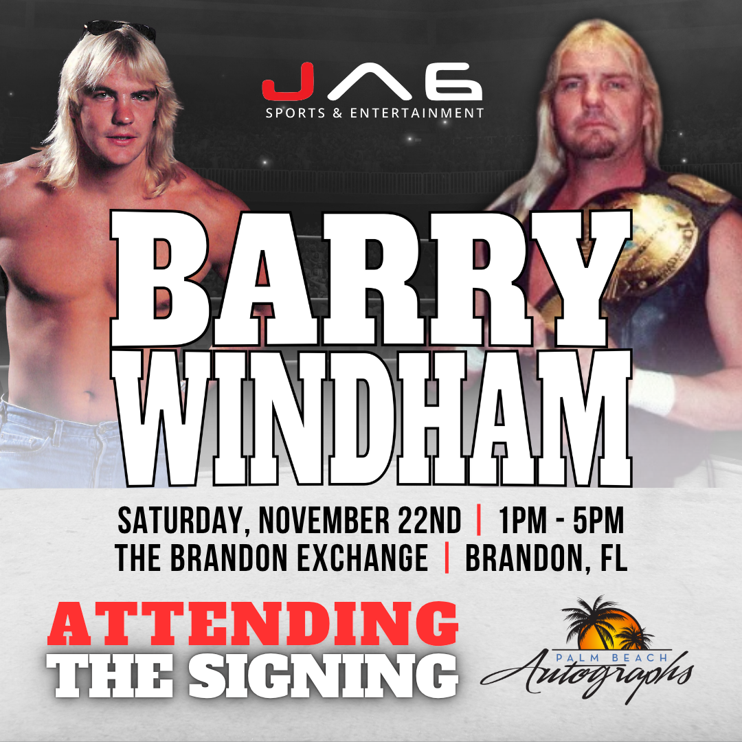 BARRY WINDHAM AUTOGRAPH EVENT - Tampa (Brandon Exchange) In-Store Public Signing - November 22nd, 2025