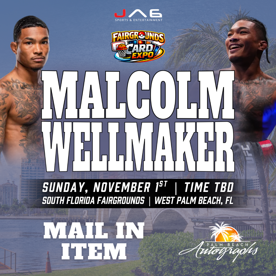 MALCOLM WELLMAKER UFC In-Person Autograph Event at Fairgrounds Card Expo Public Signing Event - November 1st, 2026
