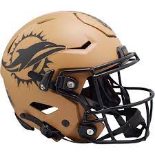 De'Von Achane & Tyreek Hill Dolphins Combo Full-Size STS Replica Helmet