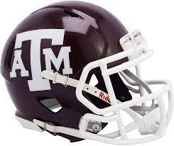 De'Von Achane Texas A&M Mini Helmet