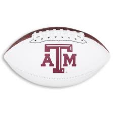 De'Von Achane Texas A&M White Panel Football