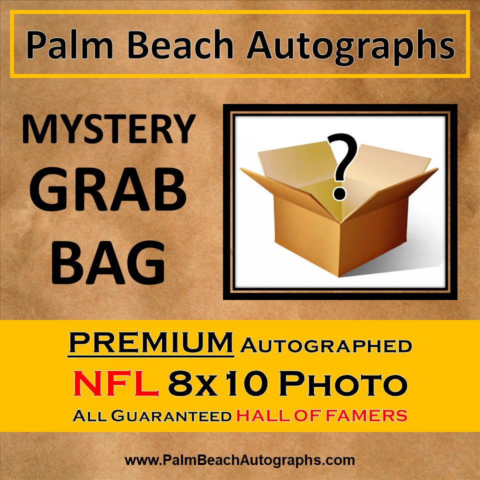 MYSTERY GRAB BAG - Premium NFL Football Autographed 8x10 Photo - All Hall of Famers