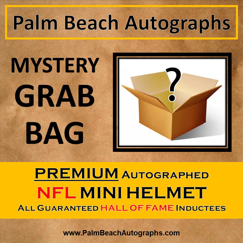 Mystery Grab Box - NFL Autographed Mini Helmet - Only Hall of Famers