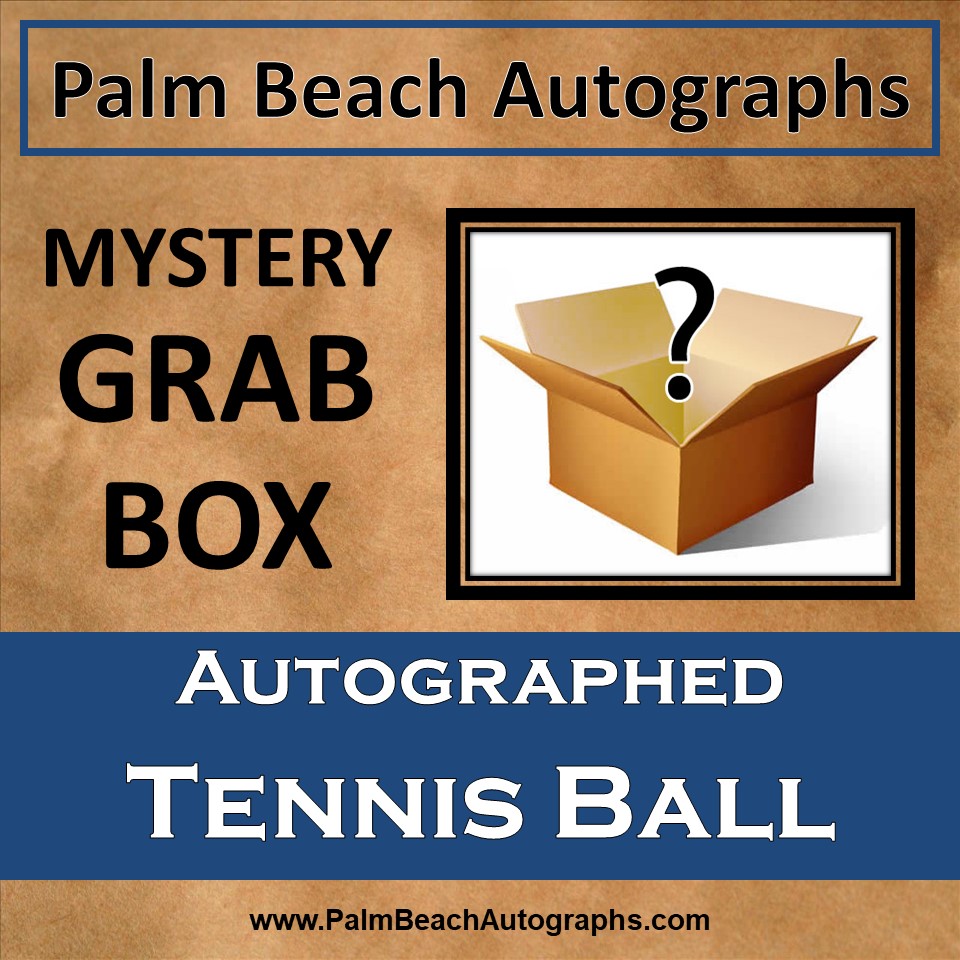 MYSTERY GRAB BOX - Tennis Player Autographed Tennis ball