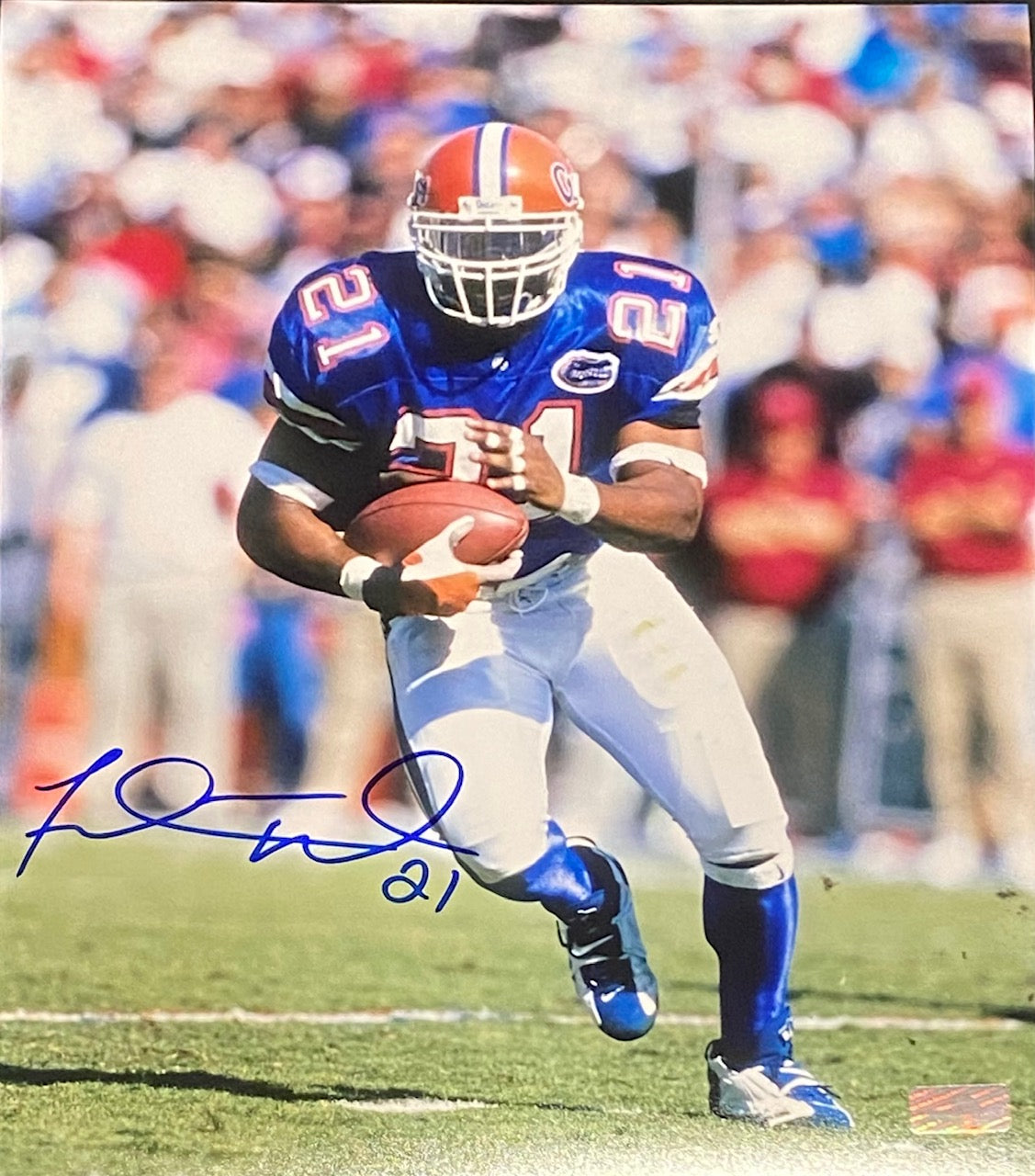 Fred Taylor Autographed Florida Gators (Vertical) 8x10 Photo