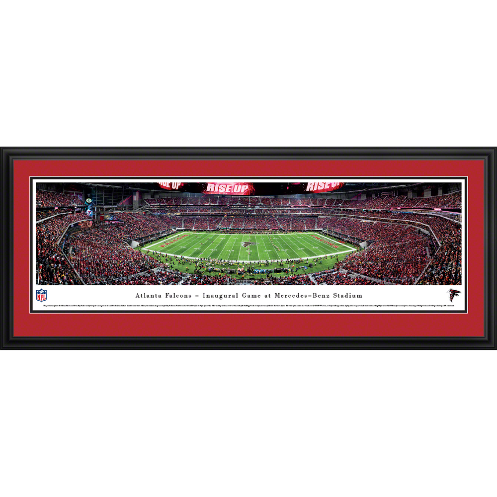 Atlanta Falcons Deluxe Framed Mercedes-Benz Stadium Panoramic