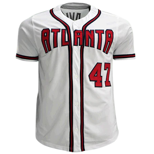 Tom Glavine Autographed Atlanta (White #47) Custom Jersey - Radtke