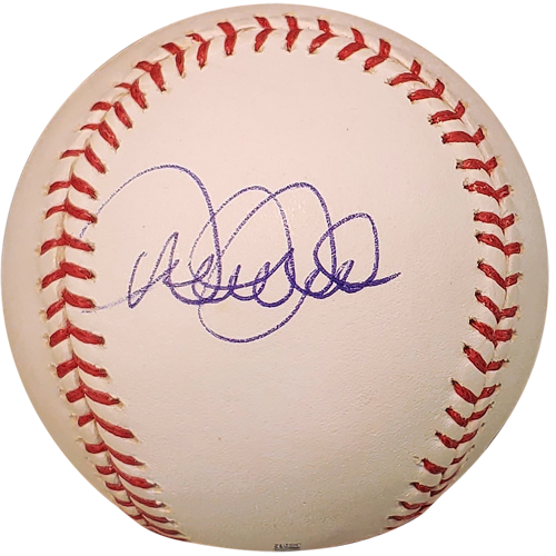 Derek Jeter Autographed Panel MLB Baseball - JSA