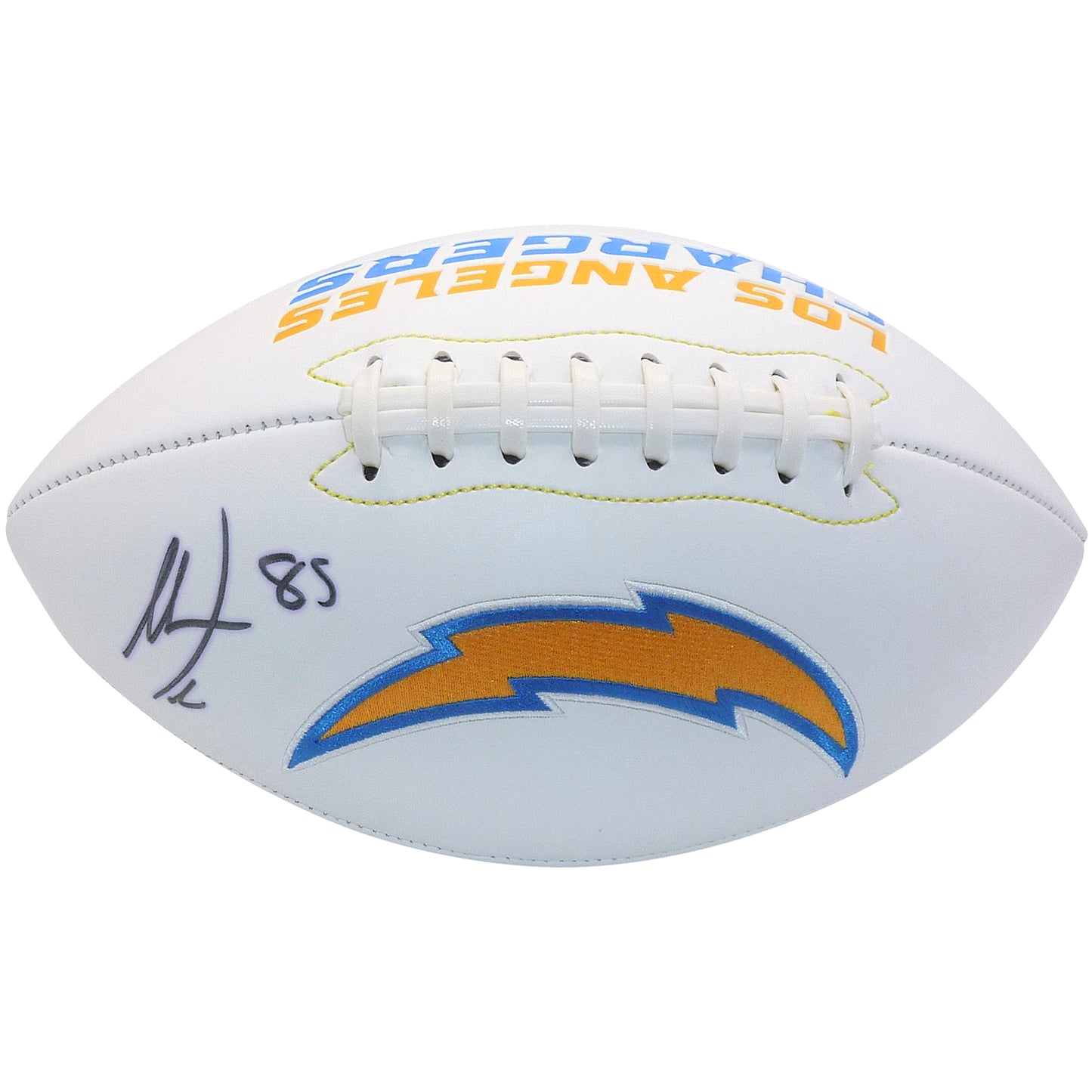 Antonio Gates Autographed San Diego Chargers Logo Football - JSA