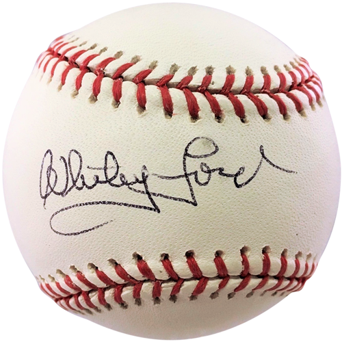 Whitey Ford Autographed MLB Baseball