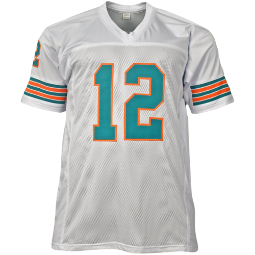 Bob Griese Autographed Miami Dolphins (White #12) Custom Jersey - JSA