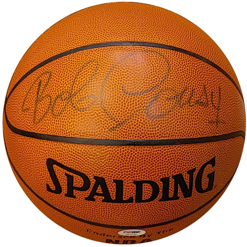 Bob Cousy Autographed NBA Basketball