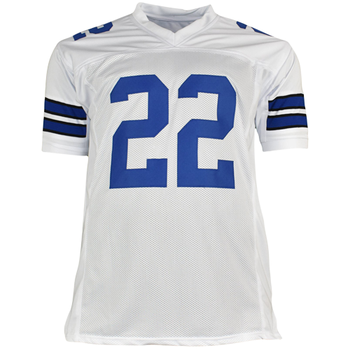 Emmitt Smith Autographed Dallas Cowboys (White #22) Jersey