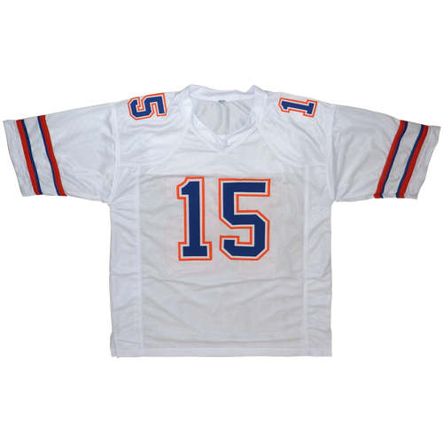 Tim Tebow Autographed Florida Gators (White #15) Jersey w/ "07 Heisman" - Tebow Holo