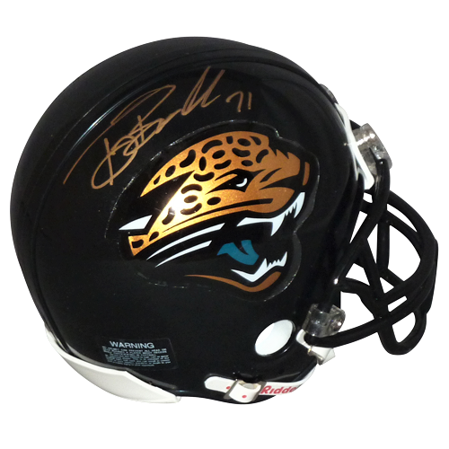 Tony Boselli Autographed Jacksonville Jaguars (Throwback) Mini Helmet